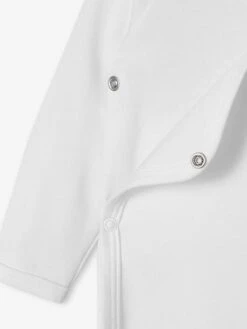 Pack Of 3 Long Sleeve Bodysuits,Full-Length Opening, Organic Collection, For Newborn Babies - White Light Two Color/multicol -PETIT BATEAU Sales Store pack of 3 long sleeve bodysuitsfull length opening organic collection for newborn babies 4