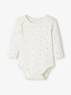 Pack Of 3 Long Sleeve "Sheep" Bodysuits With Cutaway Shoulders, For Babies - Beige Medium Two Colors/multic -PETIT BATEAU Sales Store pack of 3 long sleeve sheep bodysuits with cutaway shoulders for babies 2