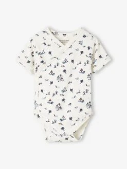 Pack Of 3 "Palm Tree" Bodysuits For Newborn Babies - Orange Dark 2 Color/multicol -PETIT BATEAU Sales Store pack of 3 palm tree bodysuits for newborn babies 4