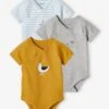 Pack Of 3 Seagull Bodysuits For Newborn Babies - Mustard 1 Pack Of 3 Seagull Bodysuits For Newborn Babies - Mustard -PETIT BATEAU Sales Store pack of 3 seagull bodysuits for newborn babies