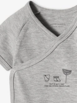 Pack Of 3 Seagull Bodysuits For Newborn Babies - Mustard -PETIT BATEAU Sales Store pack of 3 seagull bodysuits for newborn babies 6