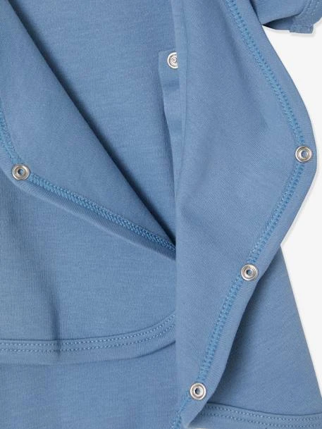 Pack Of 3 Short Sleeve Bodysuits For Newborn Babies - Blue/multi 8 Pack Of 3 Short Sleeve Bodysuits For Newborn Babies - Blue/multi - Image 6