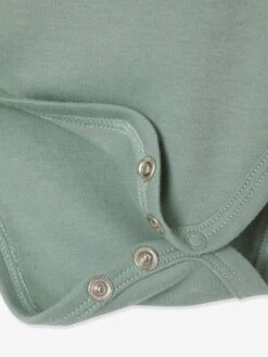 Pack Of 3 Short Sleeve Bodysuits For Newborn Babies - Light Green -PETIT BATEAU Sales Store pack of 3 short sleeve bodysuits for newborn babies 19