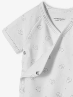 Pack Of 3 Short Sleeve Bodysuits For Newborn Babies - Aqua Green -PETIT BATEAU Sales Store pack of 3 short sleeve bodysuits for newborn babies 26