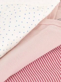 Pack Of 3 Short Sleeve Bodysuits For Newborn Babies, By Petit Bateau - Ecru -PETIT BATEAU Sales Store pack of 3 short sleeve bodysuits for newborn babies by petit bateau 2