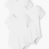 Pack Of 3 Short Sleeve Bodysuits With Cutaway Shoulders, Organic Collection - White Light Two Color/multicol 2 Pack Of 3 Short Sleeve Bodysuits With Cutaway Shoulders, Organic Collection - White Light Two Color/multicol -PETIT BATEAU Sales Store pack of 3 short sleeve bodysuits with cutaway shoulders organic collection