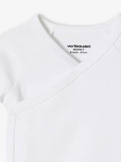 Pack Of 3 Short Sleeve Bodysuits,Full-Length Opening, Organic Collection, For Newborn Babies - White Light Two Color/multicol -PETIT BATEAU Sales Store pack of 3 short sleeve bodysuitsfull length opening organic collection for newborn babies 3