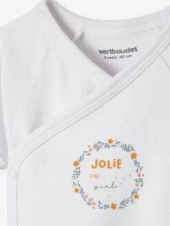 Pack Of 3 Short Sleeve Flowers Bodysuits For Newborn Babies - Green Light 2 Color/multicolor 10 Pack Of 3 Short Sleeve Flowers Bodysuits For Newborn Babies - Green Light 2 Color/multicolor -PETIT BATEAU Sales Store pack of 3 short sleeve flowers bodysuits for newborn babies 4