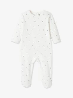 Pack Of 3 Sleepsuits In Velour, For Babies - Dark Orange -PETIT BATEAU Sales Store pack of 3 sleepsuits in velour for babies 13