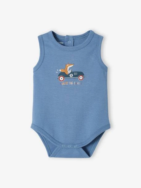 Pack Of 3 Sleeveless Bodysuits For Babies - Turmeric 4 Pack Of 3 Sleeveless Bodysuits For Babies - Turmeric - Image 2