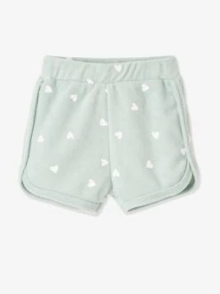 Pack Of 4 Terry Cloth Shorts, For Babies - Dark Yellow -PETIT BATEAU Sales Store pack of 4 terry cloth shorts for babies 12