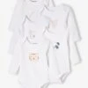 Pack Of 5 "Animals" Long Sleeve Bodysuits For Newborn Babies, Cutaway Shoulders - White Light Two Color/multicol 1 Pack Of 5 "Animals" Long Sleeve Bodysuits For Newborn Babies, Cutaway Shoulders - White Light Two Color/multicol -PETIT BATEAU Sales Store pack of 5 animals long sleeve bodysuits for newborn babies cutaway shoulders