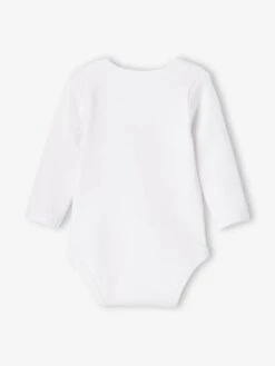 Pack Of 5 "Animals" Long Sleeve Bodysuits For Newborn Babies, Cutaway Shoulders - White Light Two Color/multicol -PETIT BATEAU Sales Store pack of 5 animals long sleeve bodysuits for newborn babies cutaway shoulders 7