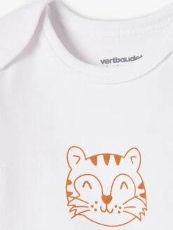 Pack Of 5 "Animals" Long Sleeve Bodysuits For Newborn Babies, Cutaway Shoulders - White Light Two Color/multicol -PETIT BATEAU Sales Store pack of 5 animals long sleeve bodysuits for newborn babies cutaway shoulders 8