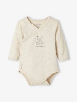 Pack Of 5 Long Sleeve Bodysuits For Babies - Beige Dark Two Colors/multicol -PETIT BATEAU Sales Store pack of 5 long sleeve bodysuits for babies 3