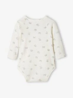 Pack Of 5 Long Sleeve Bodysuits For Babies - Beige Dark Two Colors/multicol -PETIT BATEAU Sales Store pack of 5 long sleeve bodysuits for babies 6