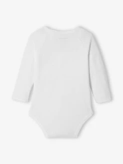 Pack Of 5 Long Sleeve Bodysuits, Full-Length Opening, For Babies - White Light Two Color/multicol -PETIT BATEAU Sales Store pack of 5 long sleeve bodysuits full length opening for babies 2