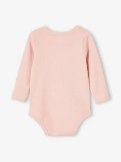 Pack Of 5 Long Sleeve Bodysuits With Cutaway Shoulders, For Babies - Pink Light 2 Color/multicol R -PETIT BATEAU Sales Store pack of 5 long sleeve bodysuits with cutaway shoulders for babies 16