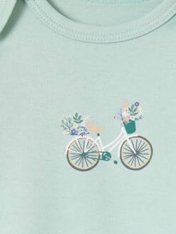 Pack Of 5 Long Sleeve Bodysuits With Cutaway Shoulders, For Babies - Pink Light 2 Color/multicol R -PETIT BATEAU Sales Store pack of 5 long sleeve bodysuits with cutaway shoulders for babies 19