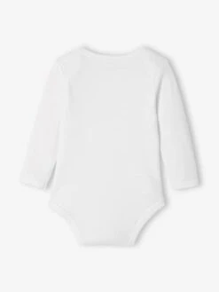 Pack Of 5 Long Sleeve Bodysuits,Full-Length Opening, For Babies - White Light Two Color/multicol -PETIT BATEAU Sales Store pack of 5 long sleeve bodysuitsfull length opening for babies 2