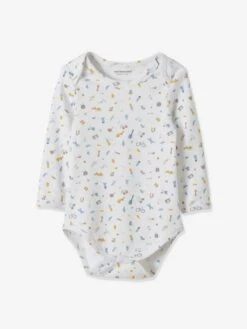 Pack Of 5 Long-Sleeved Bodysuits For Babies, Travelling Animals - Blue/multi 15 Pack Of 5 Long-Sleeved Bodysuits For Babies, Travelling Animals - Blue/multi -PETIT BATEAU Sales Store pack of 5 long sleeved bodysuits for babies travelling animals 3