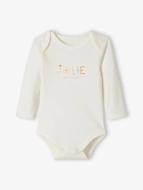 Pack Of 5 Long-Sleeved Bodysuits For Newborn Babies - Beige Medium Two Colors/multic 4 Pack Of 5 Long-Sleeved Bodysuits For Newborn Babies - Beige Medium Two Colors/multic - Image 2