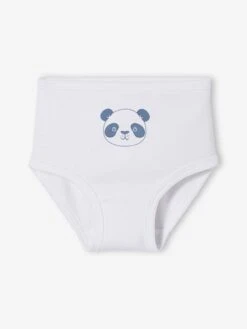 Pack Of 5 Nappy Cover Briefs In Pure Cotton, For Babies - White Light Two Color/multicol -PETIT BATEAU Sales Store pack of 5 nappy cover briefs in pure cotton for babies 3