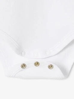 Pack Of 5 Short Sleeve Bodysuits In Interlock Knit, Full-Length Opening, For Babies - White Light Two Color/multicol 10 Pack Of 5 Short Sleeve Bodysuits In Interlock Knit, Full-Length Opening, For Babies - White Light Two Color/multicol -PETIT BATEAU Sales Store pack of 5 short sleeve bodysuits in interlock knit full length opening for babies 3