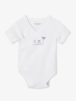 Pack Of 5 Short Sleeve Bodysuits, Seagull, Front Opening, For Newborn Babies - Dark Yellow 19 Pack Of 5 Short Sleeve Bodysuits, Seagull, Front Opening, For Newborn Babies - Dark Yellow -PETIT BATEAU Sales Store pack of 5 short sleeve bodysuits seagull front opening for newborn babies 7