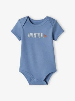 Pack Of 5 Short Sleeve "Elephant" Bodysuits For Babies - Ecru -PETIT BATEAU Sales Store pack of 5 short sleeve elephant bodysuits for babies 3