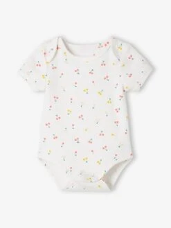Pack Of 5 Short Sleeve "Fruits" Bodysuits For Babies - White Light Two Color/multicol 16 Pack Of 5 Short Sleeve "Fruits" Bodysuits For Babies - White Light Two Color/multicol -PETIT BATEAU Sales Store pack of 5 short sleeve fruits bodysuits for babies 5