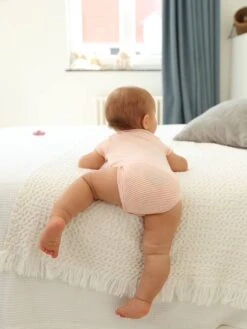 Pack Of 5 Short Sleeve "sunshine" Bodysuits For Babies - Aqua Green -PETIT BATEAU Sales Store pack of 5 short sleeve sunshine bodysuits for babies 2