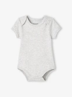 Pack Of 7 Short Sleeve Bodysuits, Full-Length Opening, For Babies - Blue Medium Two Color/multicol -PETIT BATEAU Sales Store pack of 7 short sleeve bodysuits full length opening for babies 14