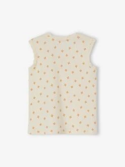 Printed Sleeveless Top For Babies - Ecru -PETIT BATEAU Sales Store printed sleeveless top for babies 2