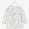Printed Top For Baby Girls - White/print