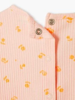 Rib Knit T-Shirt For Babies - Pale Pink 16 Rib Knit T-Shirt For Babies - Pale Pink -PETIT BATEAU Sales Store rib knit t shirt for babies 6