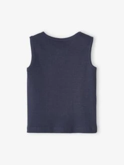 Rib Knit Vest Top For Babies - Slate Blue -PETIT BATEAU Sales Store rib knit vest top for babies 2