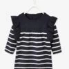 Sailor-Style Dress For Baby Girls - Dark Blue Stripes -PETIT BATEAU Sales Store sailor style dress for baby girls