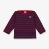 PETIT BATEAU Sailor-type Top In Thick Jersey Knit, For Babies - Blue -PETIT BATEAU Sales Store sailor type top in thick jersey knit for babies