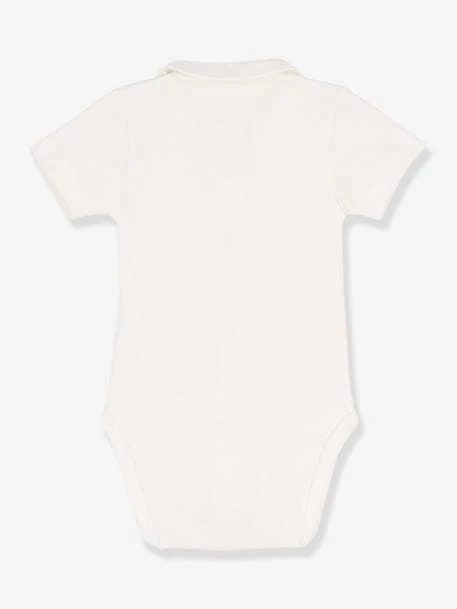 Short Sleeve Bodysuit, By PETIT BATEAU - White 4 Short Sleeve Bodysuit, By PETIT BATEAU - White - Image 2
