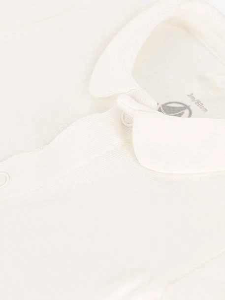 Short Sleeve Bodysuit, By PETIT BATEAU - White 5 Short Sleeve Bodysuit, By PETIT BATEAU - White - Image 3