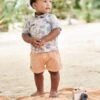 Shorts For Babies - Orange 2 Shorts For Babies - Orange -PETIT BATEAU Sales Store shorts for babies