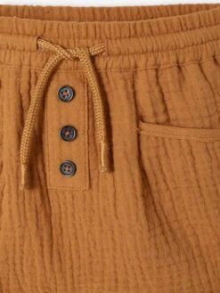 Shorts In Cotton Gauze For Babies - Caramel 13 Shorts In Cotton Gauze For Babies - Caramel -PETIT BATEAU Sales Store shorts in cotton gauze for babies 5