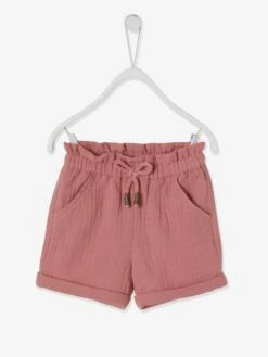 Shorts In Cotton Gauze, With Elasticated Waistband, For Babies - Camel -PETIT BATEAU Sales Store shorts in cotton gauze with elasticated waistband for babies 22