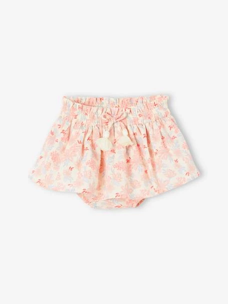 Skirt With Integrated Briefs For Babies - Ecru 3 Skirt With Integrated Briefs For Babies - Ecru