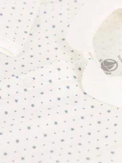 Sleepsuit In Organic Cotton, By Petit Bateau - White -PETIT BATEAU Sales Store sleepsuit in organic cotton by petit bateau 3