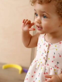 Sleeveless Dress For Babies - Ecru -PETIT BATEAU Sales Store sleeveless dress for babies 7