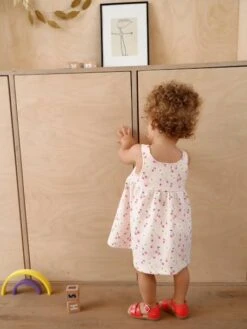Sleeveless Dress For Babies - Ecru -PETIT BATEAU Sales Store sleeveless dress for babies 8