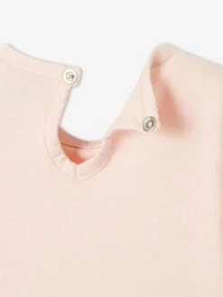 Snoopy T-Shirt For Baby Girls, By Peanuts® - Pink Medium Solid With Desig -PETIT BATEAU Sales Store snoopy t shirt for baby girls by peanuts 2