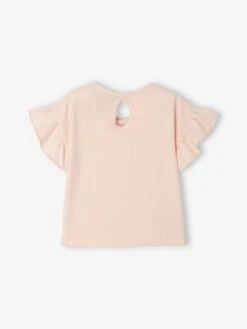 Snoopy T-Shirt For Baby Girls, By Peanuts® - Pink Medium Solid With Desig -PETIT BATEAU Sales Store snoopy t shirt for baby girls by peanuts 3